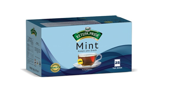 Picture of Peppermint Flavoured Tea Bags-25’s (Enveloped & tagged) Ketepa Pride