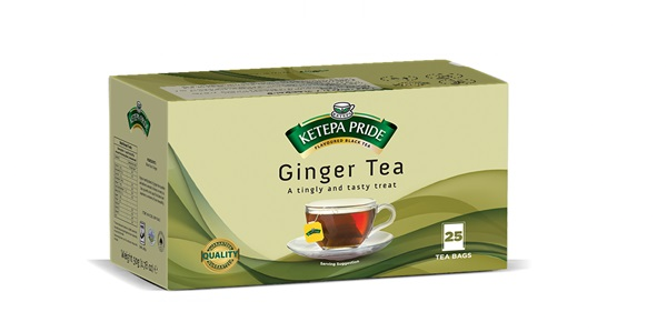 Picture of Ginger Flavoured Tea Bags-25’s Ketepa Pride (Enveloped & tagged)