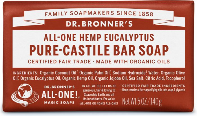 Picture of M Soap Org Bar 5Oz/140Gm Eucalyptus Obeu05