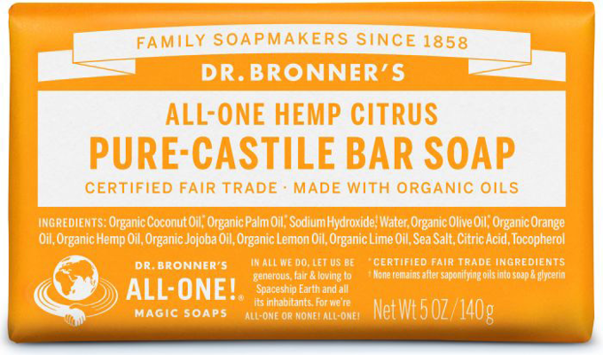 Picture of m Soap Organic Bar 5Oz/ 140Gm Citrus Orange