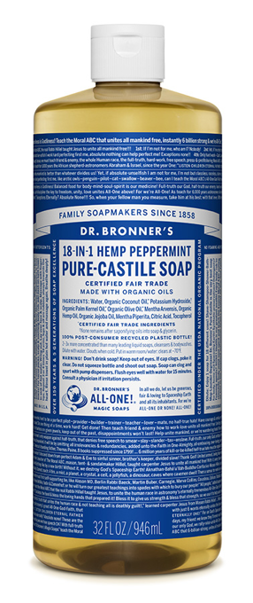 Picture of M Soap Organic Liq Peppermint 32Oz