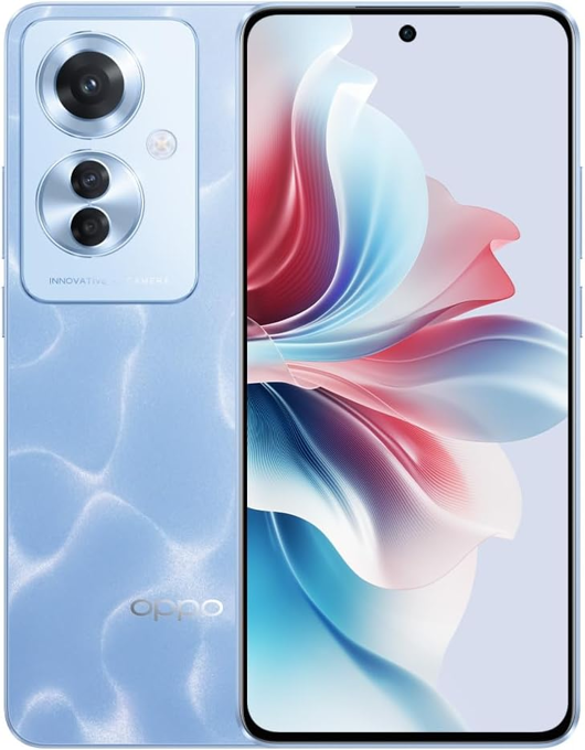 Picture of Oppo Reno11 F Dual-SIM 256GB ROM + 8GB RAM (Only GSM | No CDMA) Factory Unlocked 5G Smartphone (Ocean Blue) - International Version