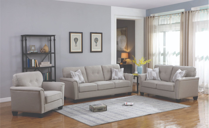 Picture of Julie Fabric Sofa Set (6 seater)